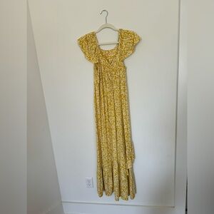 Isabel Maternity Maxi Flowy Dress SZ S